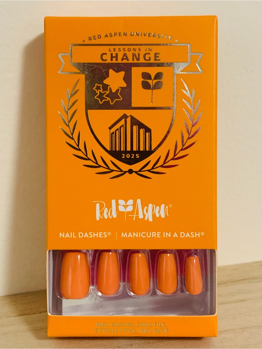 Red Aspen Nail Dashes